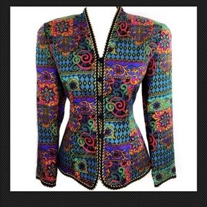 Vintage Safe Silk Adrianna Papell Blazer